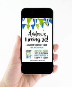 Free Blank Drive By Birthday Invitation Template Word Sample