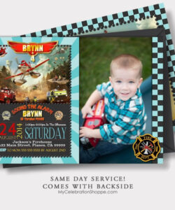 Free Editable Disney Planes Birthday Invitation Template Excel