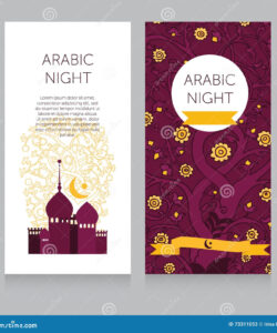 Free Printable Arabian Nights Party Invitation Template Excel