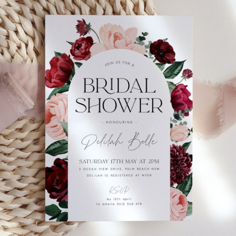 Free Printable Bridal Shower Brunch Invitation Template Doc