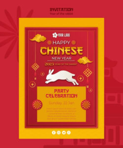 Free Printable Chinese New Year Invitation Template