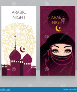 Printable Arabian Nights Party Invitation Template