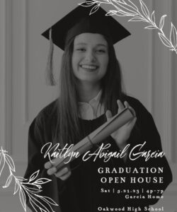 Printable Graduation Open House Invitation Template Pdf