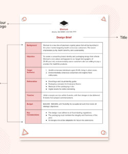 blank construction design brief template pdf sample