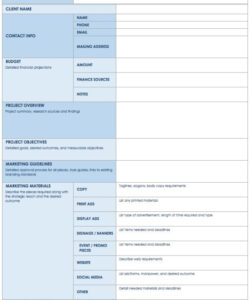 blank event speaker brief template