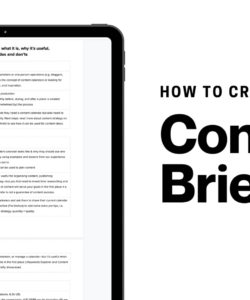 blank seo content brief template excel sample