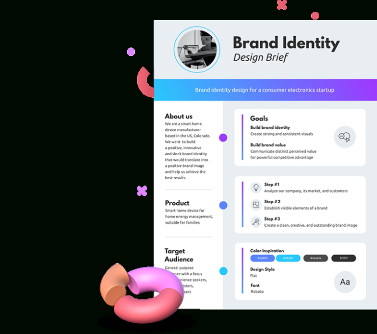 custom brand identity design brief template word sample