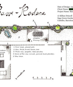 custom garden design client brief template excel