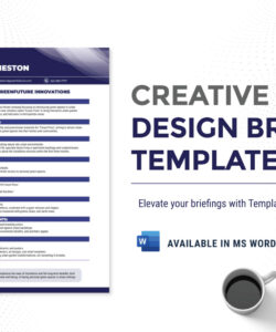 custom new product design brief template  sample