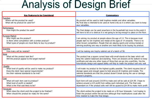 editable product design brief template excel