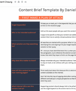 free blank paid media brief template doc sample