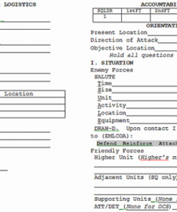 free  convoy safety brief template excel