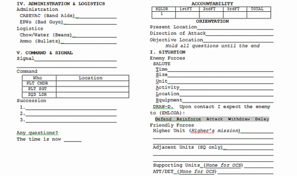 free  convoy safety brief template excel