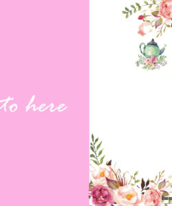 Free Custom Garden Tea Party Invitation Template Pdf Sample