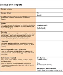 free custom market research project brief template word