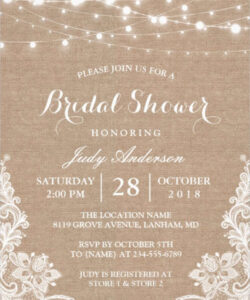 Free Editable Fall Bridal Shower Invitation Template Pdf Sample