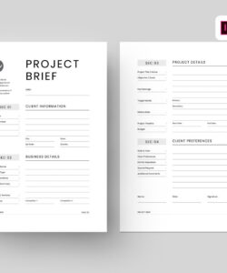 free  interior design project brief template