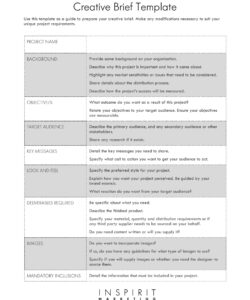 free printable digital marketing agency brief template pdf