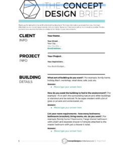 free printable garden design client brief template