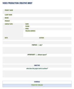 free printable paid media brief template excel sample