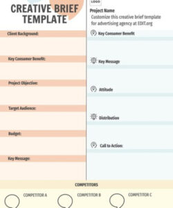 free  social media campaign brief template excel sample