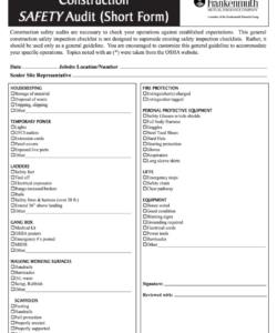 printable road safety audit brief template word