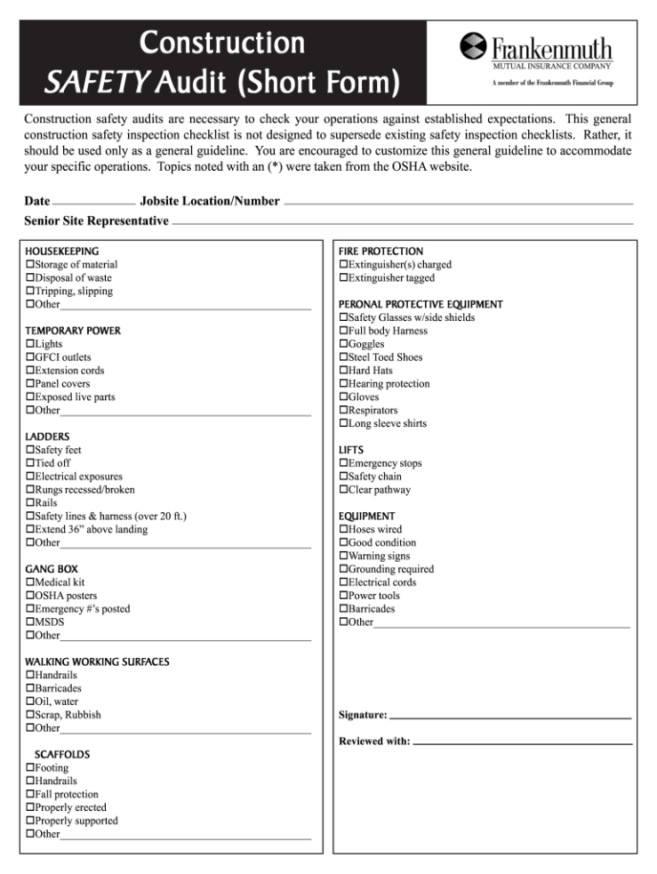 printable road safety audit brief template word