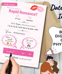 Custom Date Night Invitation For Wife Template Word
