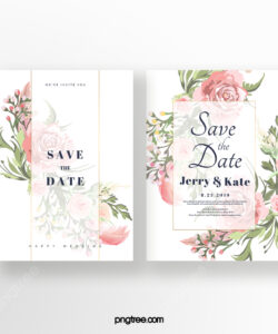 Editable Double Sided Wedding Invitation Template Excel Sample