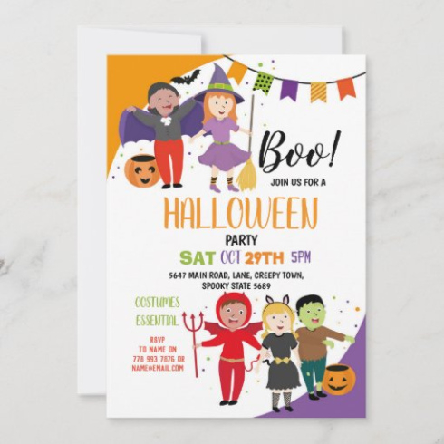 Fancy Dress Party Invitations Template