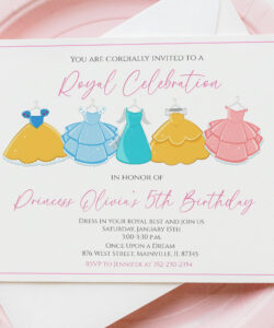 Free Blank Fancy Dress Party Invitations Template