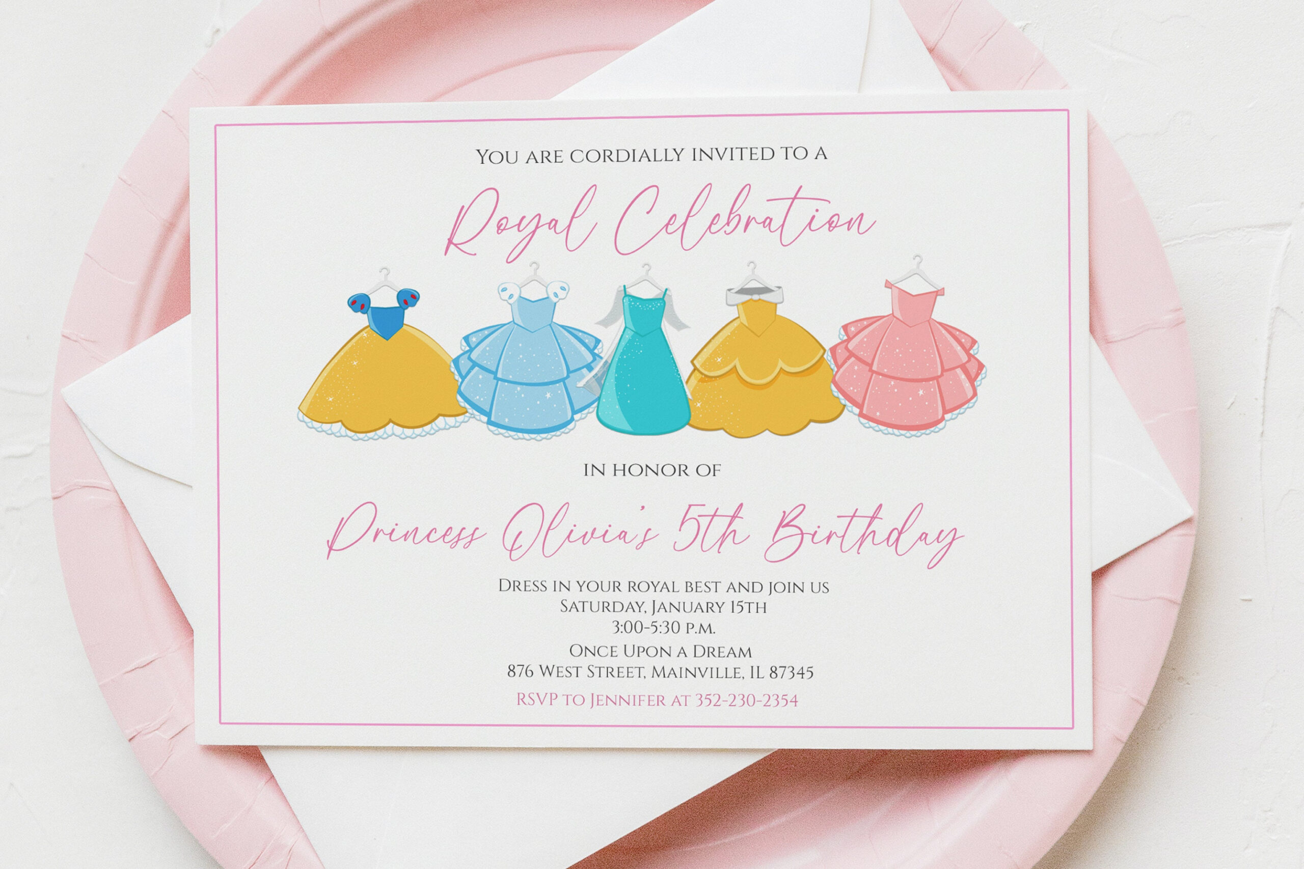 Free Blank Fancy Dress Party Invitations Template