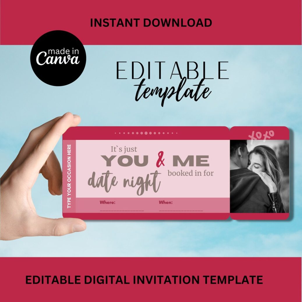 Free Custom Date Night Invitation For Husband Template Excel Sample