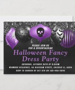 Free Custom Fancy Dress Party Invitations Template Doc Sample