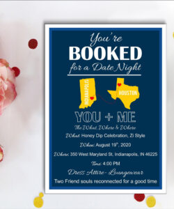 Free  Date Night Invitation For Husband Template  Sample