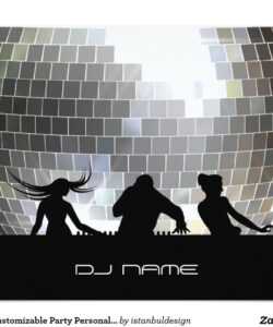 Free Editable Dj Party Invitation Card Template Excel