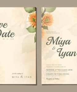 Free Editable Double Sided Wedding Invitation Template Excel Sample
