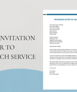 Guest Speaker Invitation Letter Template Word Sample