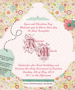 Custom Bridal Shower Tea Party Invitations Template Doc Sample