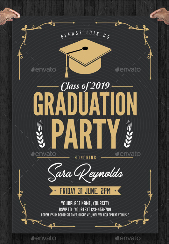 Digital Graduation Party Invitation Template Pdf Sample