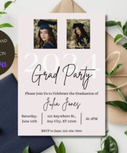 Free  Digital Graduation Party Invitation Template Doc