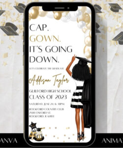Free Editable Digital Graduation Party Invitation Template  Sample